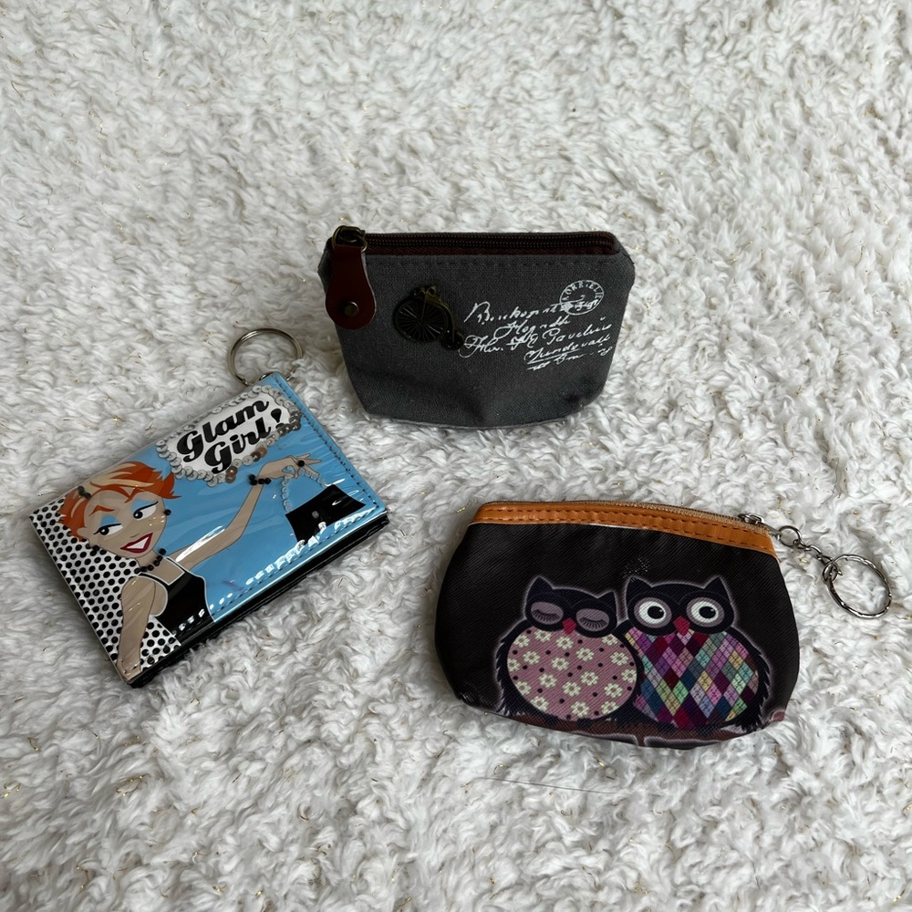 Mini Coin purses - 3 pack